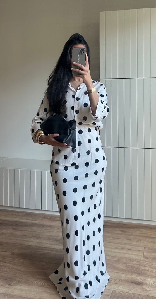 AMELIE SET (POLKA DOT VISCOSE)