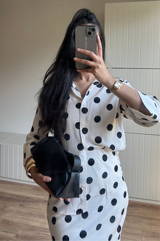 AMELIE SET (POLKA DOT VISCOSE)